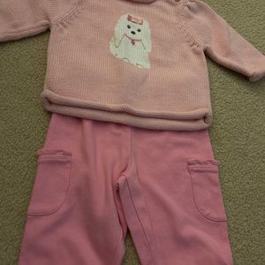 Puppy sweater and soft pants